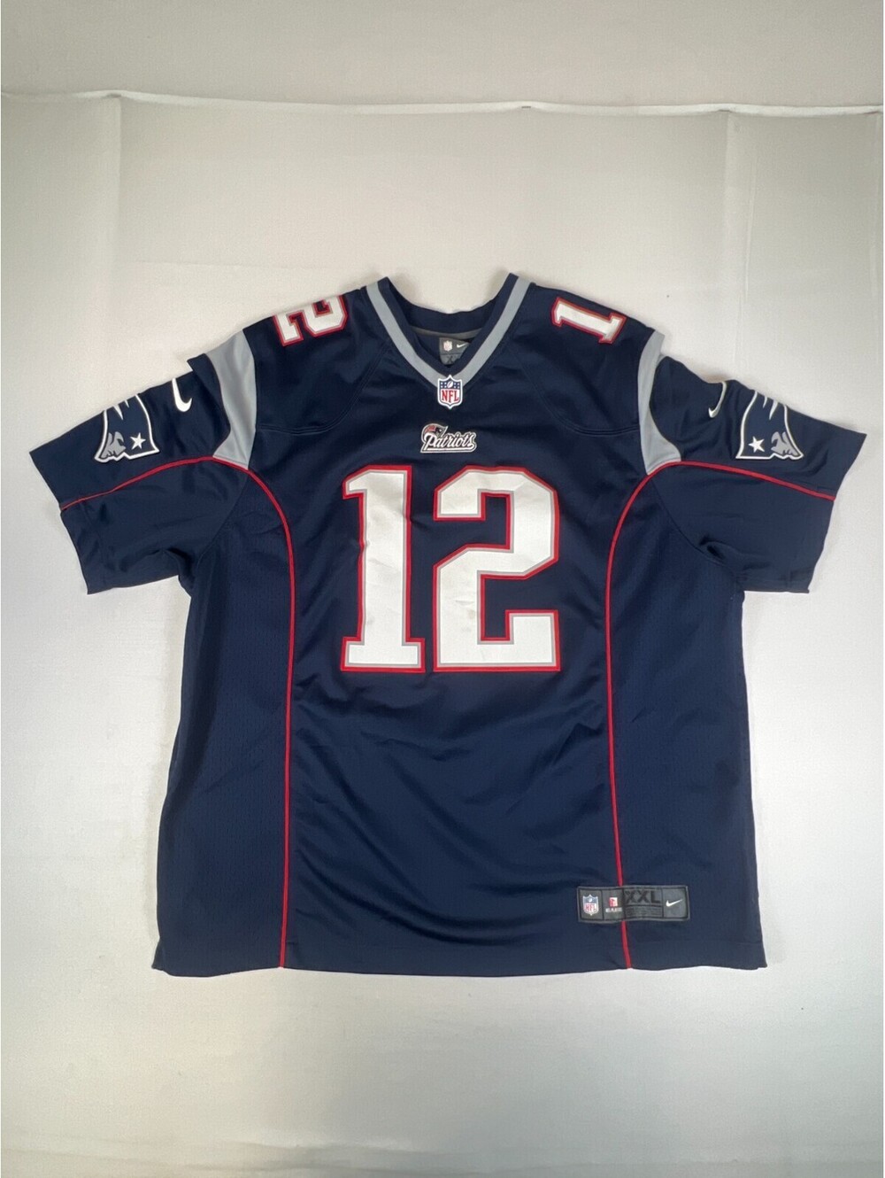 Nike NFL Tom Brady New England Patriots Jersey Mens XXL Stitched Sewn Limited Bl